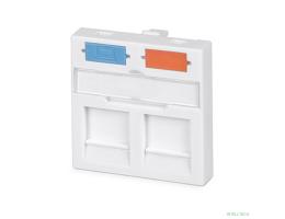 Cabeus FP-45-2M Вставка 45x45 (Mosaic) для 2 модулей формата Keystone Jack
