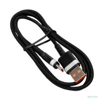 Cablexpert Кабель USB2.0, AM/Type-C, 6A, 66Вт, QC3.0, оплетка, медь, 1м, черный, пакет (CCP-USB2-AMCM-66W-1M)