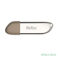 Netac USB Drive 16GB U352 <NT03U352N-016G-20PN>, USB2.0, с колпачком, металлическая