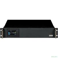 PowerCom King Pro RM KIN-1200AP LCD (2U) ИБП {Line-Interactive, 1200VA/960W, Rack, 6х С13, Serial+USB, SmartSlot, RS-232} (1152596)