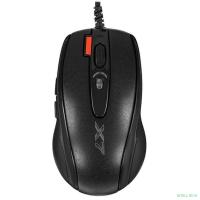 A-4Tech Мышь X(7)-710BK (черный) USB, 2000dpi, встр. память 16Кб, 1000ГЦ, 7 кнопок. [94397]
