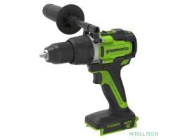 Greenworks GD24DD140 Дрель-шуруповерт аккумуляторная,  24V, 140 Нм, бесщеточная, без АКБ и ЗУ [3707607]