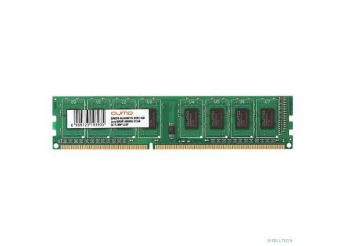 QUMO DDR3 DIMM 8GB (PC3-12800) 1600MHz QUM3U-8G1600C11L 1.35V
