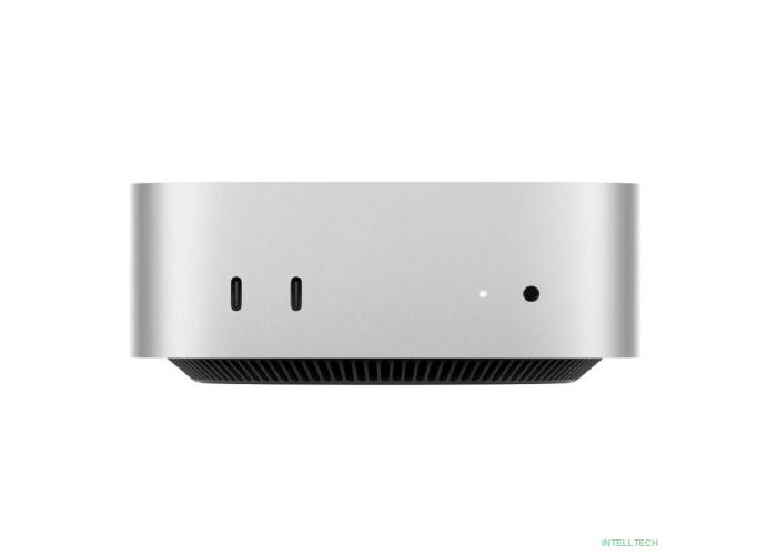 Apple Mac Mini 2024 [MCYT4X/A] Silver {M4 10C CPU 10C GPU/24Gb/512Gb SSD/рекоменд.переходник 1979059/1991284} (A3239)