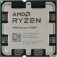 CPU AMD Ryzen 5 7500F OEM (100-000000597) {Base 3,70GHz, Turbo 5,00GHz, without graphics, L3 32Mb, TDP 65W, AM5}
