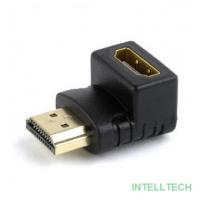 Cablexpert Переходник HDMI-HDMI 19F/19M, угловой  соединитель 90 градусов, золотые разъемы (A-HDMI90-FML)