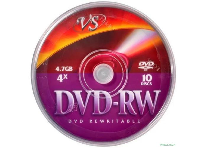 Диски VS DVD-RW 4,7 GB 4x CB/10 (620830)