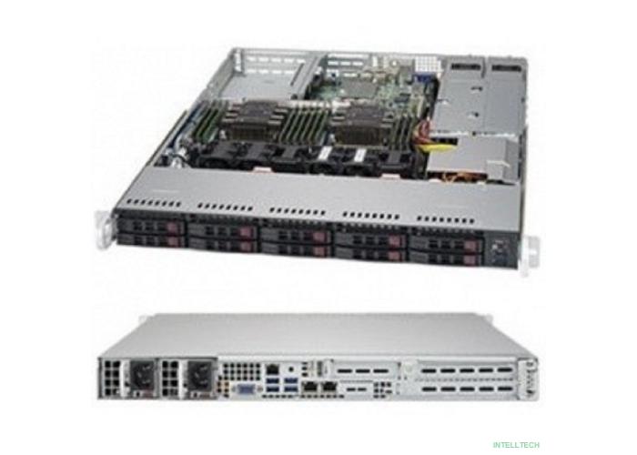 Supermicro SYS-1029P-WTRT 1U, 2xLGA3647, 12xDDR4, 10x2.5, 2x10GbE, IPMI, 2x750W, 2x PCIEx16, 1x PCIEx8