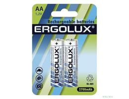 Ergolux AA-2700mAh Ni-Mh BL-2 (NHAA2700BL2, аккумулятор,1.2В)  (2 шт. в уп-ке)