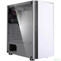 ZALMAN R2 WHITE, без БП, боковое окно (закаленное стекло), белый,  ATX