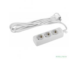 ЭРА Б0028373 Удлинитель электрический U-3e-10m-3x1 с заземлением 3 розетки 10м ПВС 3x1 мм2 16А