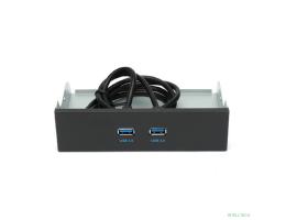 Gembird Планка USB 3.0 на переднюю панель 5.25", 2 порта USB (FP5.25-USB3-2A)