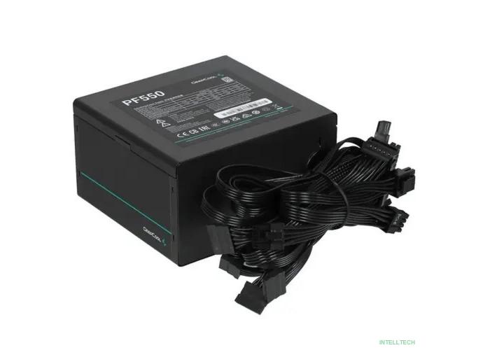 Блок питания Deepcool ATX 550W PF550 80 PLUS (20+4pin) APFC 120mm fan 6xSATA RTL