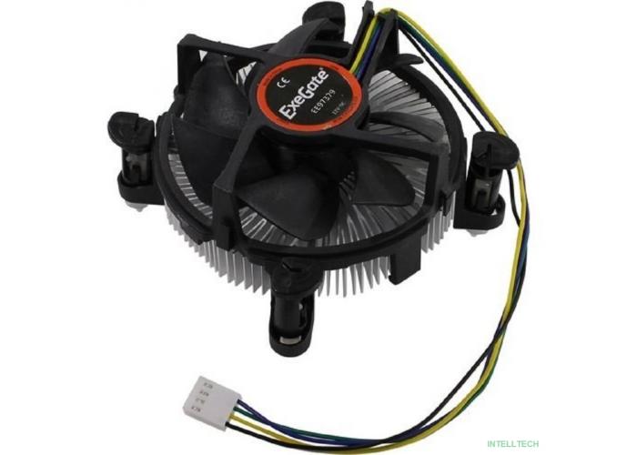 Exegate EX283277RUS Кулер ExeGate EE97378-PWM, Al + Copper, S1150/1151/1155/1156, TDP 95W, Hydro bearing, 4pin, 23.5db, BOX