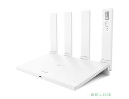 HUAWEI 53030ADU WS7100-25 Wi-Fi маршрутизатор WiFi AX3 Dual Core AX3000, 4* LAN/WAN ports GE,  WHITE