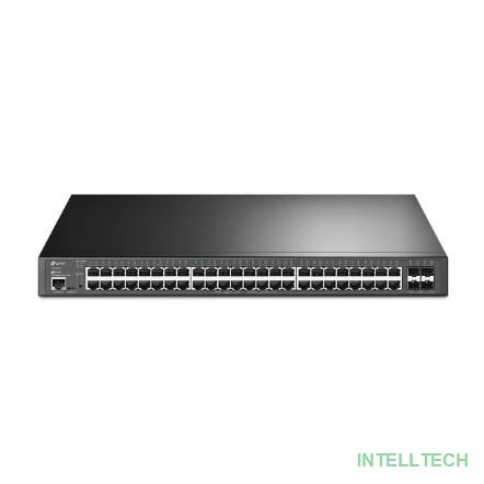 TP-Link SG3452XP Управляемый коммутатор JetStream уровня 2+ c 48 гигабитными портами PoE+ и 4 портами SFP+