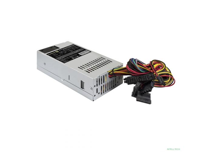 Exegate EX292234RUS Блок питания 450W ExeGate F450AS (Flex ATX, for ITX case, APFC, КПД 80% (80 PLUS), 4cm fan, 24pin, 4pin, 3xSATA, 2xIDE)