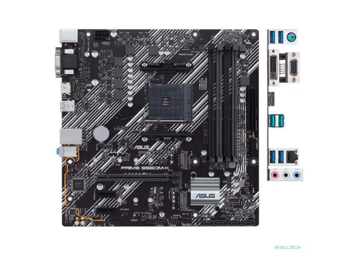 Asus PRIME B550M-K {Soc-AM4 AMD B550 4xDDR4 mATX AC`97 8ch(7.1) GbLAN RAID+VGA+DVI+HDMI}