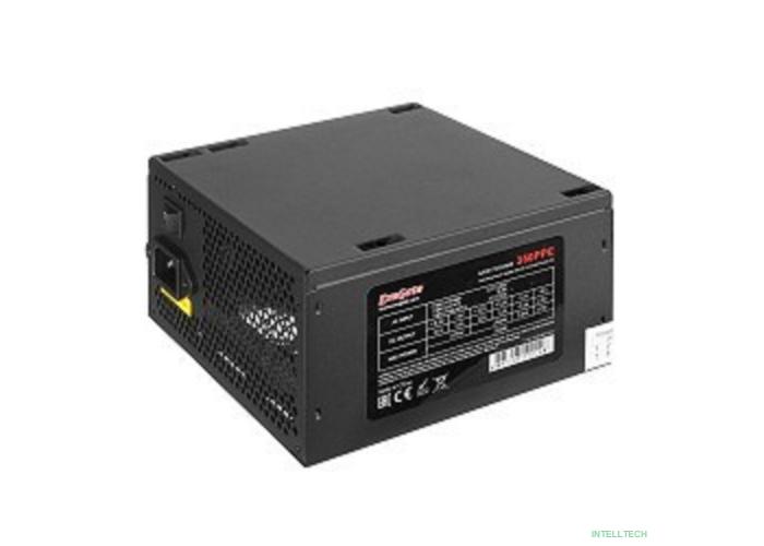 Exegate EX260641RUS Блок питания 500W Exegate 500PPE, ATX, black, APFC, 12cm, 24p+(4+4)p PCI-E, 3*IDE, 5*SATA, FDD