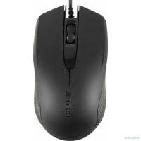 A-4Tech Мышь OP-760 черный оптическая (1000dpi) USB (2but) [1023977]