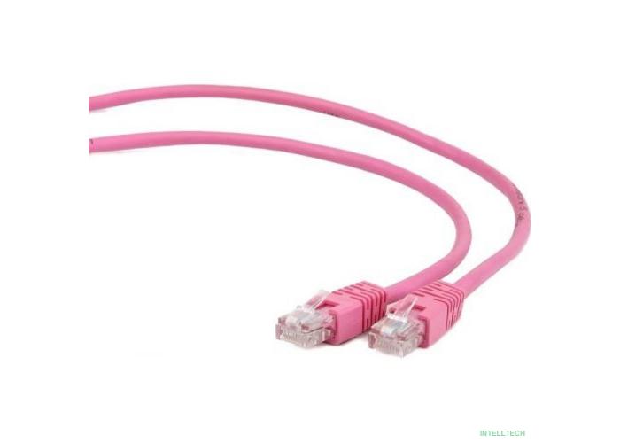 Cablexpert PP12-2M/RO Патч-корд UTP кат.5e, 2м, литой, многожильный (розовый)