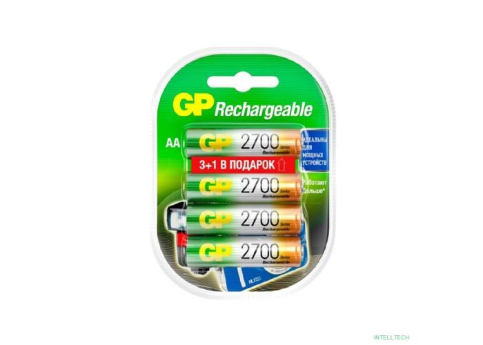 GP ReEnergy 270AAHC AA, емкость 2650 мАч (270AAHC3/1RGY-2CRCB4) (акция3+1)  аккумулятор