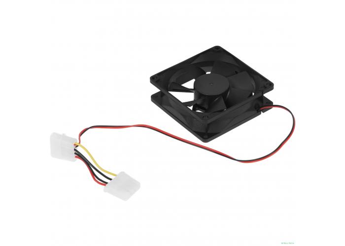 Gembird Вентилятор для корпуса 80x80x25mm, широкий разъем 4pin [FANCASE-4]