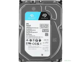 2TB Seagate Skyhawk (ST2000VX017) {Serial ATA III, 5400 rpm, 256mb, для видеонаблюдения}