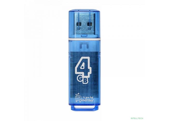 Smartbuy USB Drive 4GB Glossy series Blue (SB4GBGS-B)