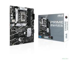 ASUS PRIME B760-PLUS D4 (Socket 1700, ATX, 4xDDR4(128GB),VGA/DP/HDMI, 1xPCIe 5.0x16/1xPCIe 4.0x16/2xPCIe 3.0, 1xLAN (2.5GbE), 4xSATA 6Gb/s, 3xM.2, 1xM.2 E key, 1xType-C, 3xUSB 3.2, 2xUSB 2.0)
