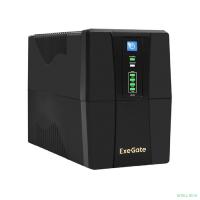 Exegate EX292764RUS ИБП ExeGate SpecialPro UNB-600.LED.AVR.2SH.RJ.USB <600VA/360W, LED, AVR, 2*Schuko, RJ45/11, USB, Black>