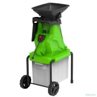 Greenworks GW-2800SD Измельчитель садовый электрический, 220 В, 2800 Вт с контейнером [2208007]