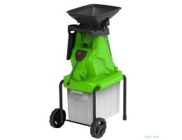 Greenworks GW-2800SD Измельчитель садовый электрический, 220 В, 2800 Вт с контейнером [2208007]