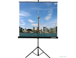 Lumien Eco View LEV-100104 Экран на штативе 127x127 (раб.область 121х121 см) MW с возможностью настенного крепления 1:1