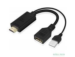 KS-is KS-501 Адаптер HDMI M + USB Type A M на DisplayPort F