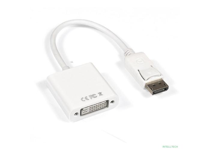 Exegate EX284909RUS Кабель-переходник DisplayPort-DVI ExeGate EX-DPM-DVIF-0.15 (20M/19F, 0,15м)