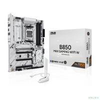 ASUS B850 MAX GAMING WIFI W (Socket AM5,  ATX, 4xDDR5(256GB), DP/HDMI 2.1, 1xPCIe 5.0x16/1xPCIe 4.0x16/2xPCIe 3.0x16, 1xLAN (2.5GbE), Wi-Fi, BT, 4xSATA 6Gb/s, 3xM.2, 1*Type-C, 5xUSB 3.2, 2xUSB 2.0)