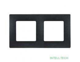 Legrand 672582 Рамка - 2 поста - Etika - антрацит