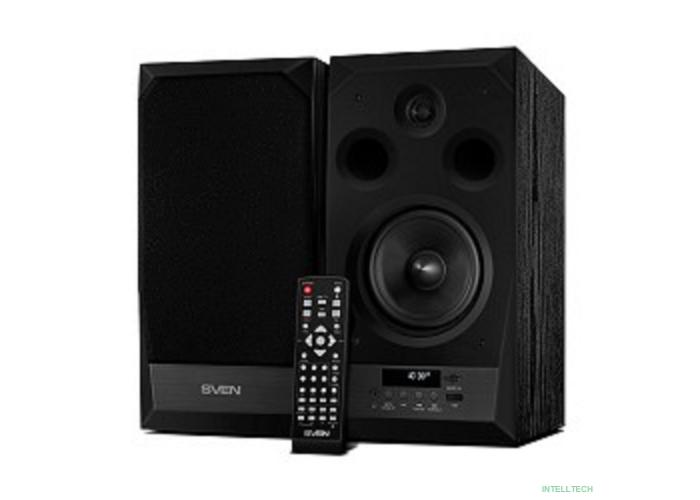SVEN АС MC-20, чёрный (90 Вт, FM-тюнер, USB/microSD, дисплей, ПДУ, Bluetooth, Optical)