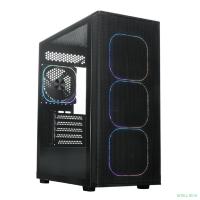 XASTRA Корпус  A300M 4ARGB-C6  Black mATX/Mesh/ Srewless full-size TG/ 4x120mm FG120 ARGB PWM fans/Argb+PWM HUB 6ports/ A300M-4FG12A-C6