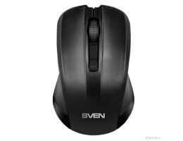 Беспроводная мышь Sven RX-270W чёрная (3+1кл. 800-1600DPI, блист)