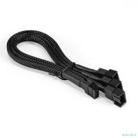 Exegate EX294792RUS Разветвитель питания с 4pin материнской платы на 3 корпусных вентилятора ExeGate EX-CC-4p3xF-0.3 (4pin F/3x4pinM (2 из них-3-контактный, 1 из них-4-контактный), 0,3м)