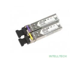 MikroTik S-4554LC80D Пара модулей S-45LC80D (1.25G SM 80km TX 1490nm/ RX 1550nm, Single LC connector)+S-54LC80D (1.25G SM 80km TX 1550nm / RX 1490nm,Single LC connector)