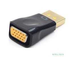 Filum Адаптер Display port - VGA, разъемы: DP male-VGA female, пакет. [FL-A-DPM-VGAF-1] (894148)