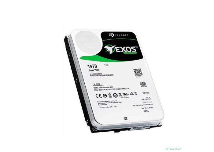 14TB Seagate Exos X16 (ST14000NM011G) {SAS 12Gb/s, 7200 rpm, 256mb buffer, 3.5