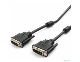 Cablexpert DVI-D, dual link, 25M/25M, 10м, CCS, черный CC-DVI2L-BK-10M Cablexpert DVI-D, dual link, 25M/25M, 10м, CCS, черный CC-DVI2L-BK-10M