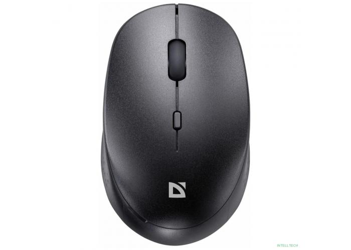 Defender Auris MB-027 { Беспроводная оптическая мышь,черный,4D,800-1600dpi,бесшумн } [52027]