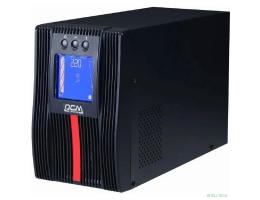 PowerCom Macan MAC-2000 ИБП {On-Line, 2000VA/2000W, Tower, IEC, LCD, Serial+USB, SNMPslot, подкл. доп. батарей} (1034862)