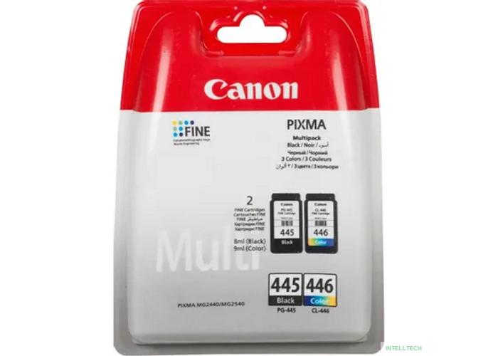 Canon PG-445/CL-446 8283B004 ( 8283B008AA ) Картридж для PIXMA MG2540, PIXMA MG2440, 4 цвета, 180 стр.