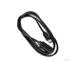 Cablexpert Кабель-удлинитель USB2.0 Type-C(М)/Type-C(F), 3А, 60Вт, PD/QC3.0, медь, Pro, 1м, черн,пак (CCP-USB2-CMCF-1M)